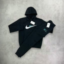 Nike Standard Issue Sportswear Tracksuit Set Black/Blue