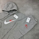 Nike Standard Issue Sportswear Tracksuit Set Grey
