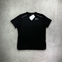 Nike Miler Short Sleeve Graphic Running T-shirt Black from StockUK