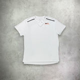 Nike Miler Short Sleeve Graphic Running T-shirt White from StockUK