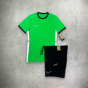 Nike Academy Shorts Sleeve T-Shirt/Short Set Green/Black