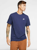 Nike Sportwear Club T-shirt Navy Blue from StockUK