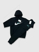 Nike Standard Issue Sportswear Tracksuit Set Black/Blue from StockUK