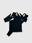 Nike Strike 24 Half Zip/ Pants Tracksuit Set Black/ White from StockUK