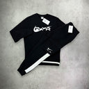 Nike Swoosh Air Crew Neck Tracksuit Set Black/White