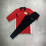 Nike Academy Full Zip Track Jacket/Pant Red/Black