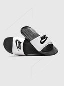 Nike Victori Sliders White/Black from StockUK