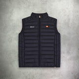 Ellesse Bardy Gilet Zip Jacket Puffer Black