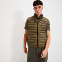 Ellesse Bardy Gilet Zip Jacket Puffer Khaki