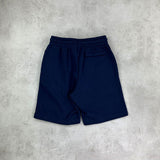 under armour rival fleece shorts navy blue 