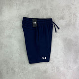 under armour shorts navy blue rival 