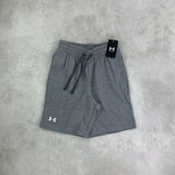 under armour rival fleece shorts grey 