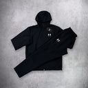 Under Armour Rival Woven Windbreaker Tracksuit Set Black