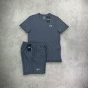 Under Armour Speed Stride T-shirt/ Shorts set  Grey