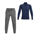 Under Armour Tech 2.0 Half Zip/Pant Set Navy Blue/Grey