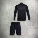 Under Armour Tech 2.0 Half Zip/Short Set Black/Black
