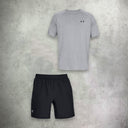 Under Armour Tech 2.0 T-Shirt/Short Set Steel Grey/Black