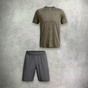 Under Armour Tech™ 2.0 T-Shirt/Short Set Marine OD Green/Grey