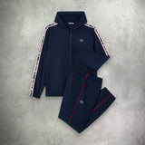 Lacoste Logo Tennis Tracksuit Navy Blue/Red