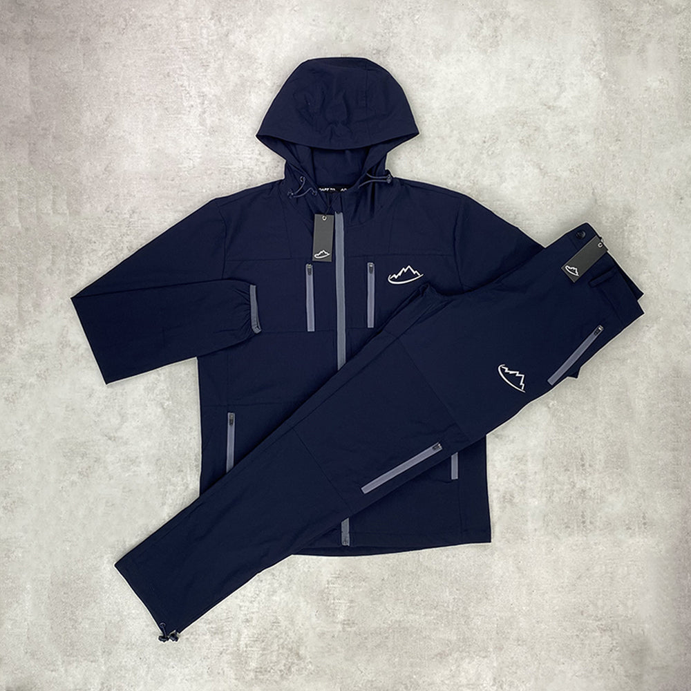 adapt to cargo tracksuit navy blue 