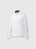 adidas Lightweight Half Zip White from StockUK