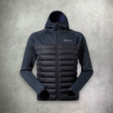 Berghaus Urban Pravitale Hybrid Full Zip Jacket Black/Grey from StockUK