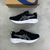 asics black and white 