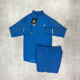 Dare 2b Graphic Half Zip/ Shorts Set Blue