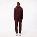 Lacoste Diamond Taffeta Tennis Tracksuit Set Bordeaux/Black/White