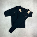 nike academy pro jacket pants tracksuit set black full zip 
