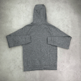 nike therma hoodie with zip grey
