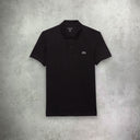 Lacoste Regular Fit Cotton Polo Shirt Black