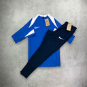 Nike Strike 24 Half Zip/ Pants Tracksuit Set Royal Blue