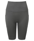 TriDri Seamless Top/ Cycle Shorts Set Charcoal Grey Women's