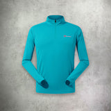 Berghaus Wayside Half Zip Turquoise Blue