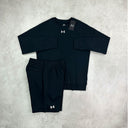 under armour fleece rival jumper shorts black 