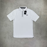 under armour golf polo white 