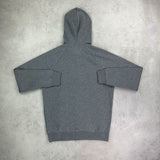 under armour grey fleece back 