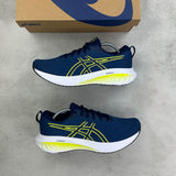 asics running shoes blue yellow 