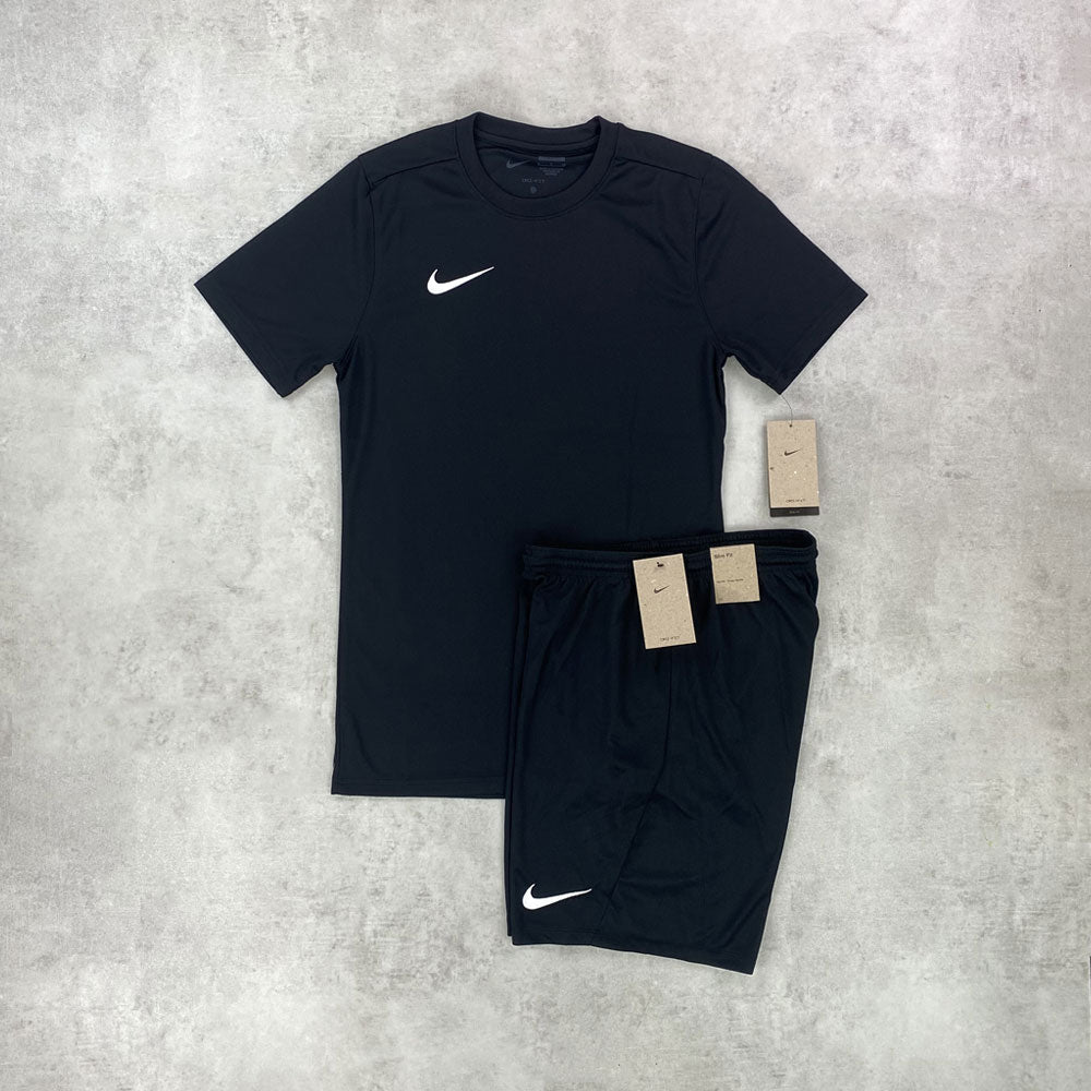 Nike Dri-Fit T-Shirt/Shorts Set Black