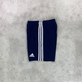Adidas 3 Stripes Shorts Blue/ White