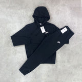 Nike fleece tracksuit hoodie and pants black 