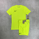 Nike Dri-Fit T-Shirt/Short Set Volt from StockUK