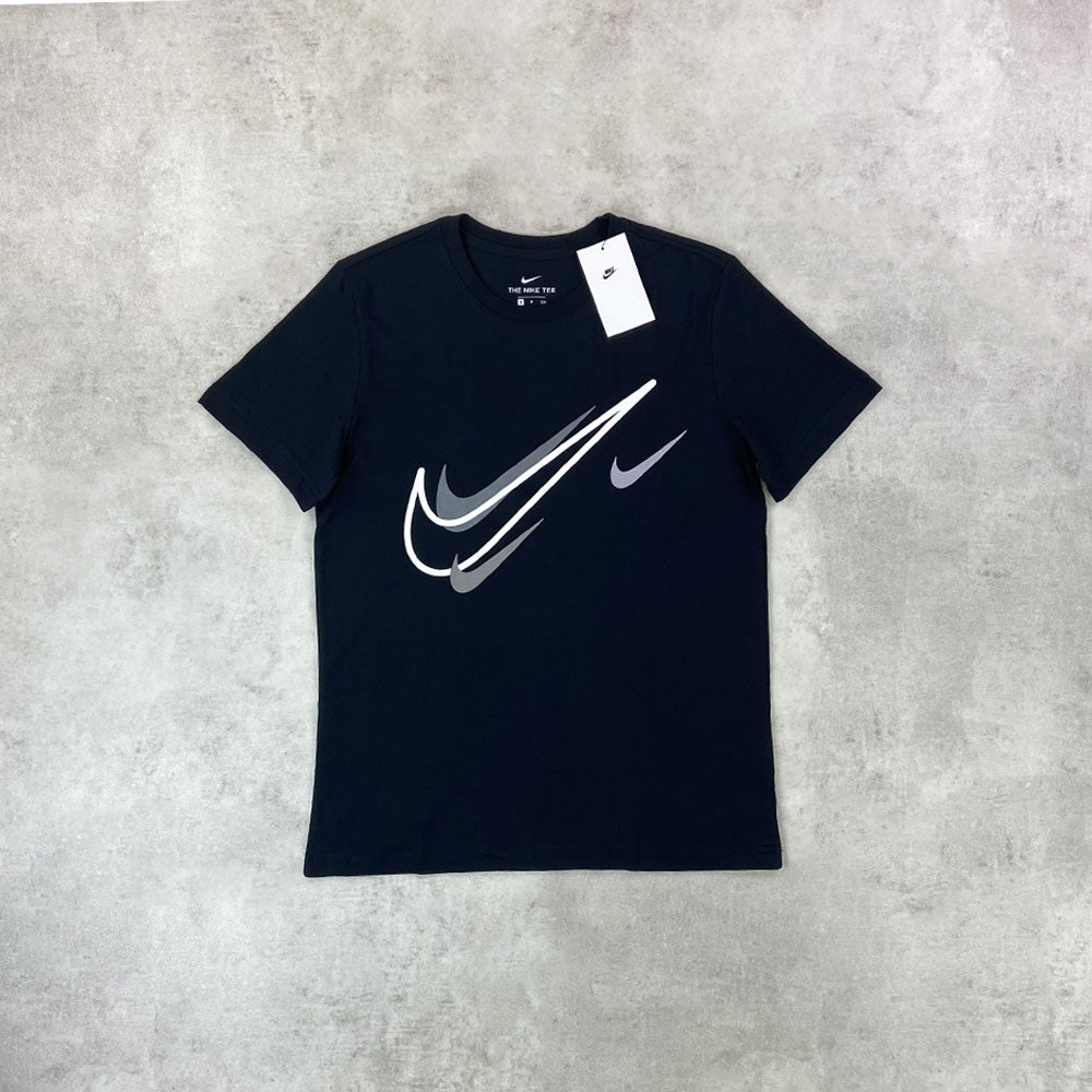 Psychologisch bouw Aja Nike Sportswear Short Sleeve Swoosh Logo T-shirt Black – StockUK
