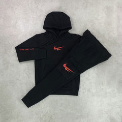 Orange and blue nike on sale tracksuit