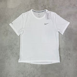 nike miler t-shirt white 